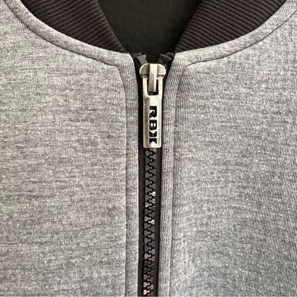 Reebok-RBX Tempo Scuba Bomber Women’s
Jacket Size Medium Grey/Black - Picture 7 of 12